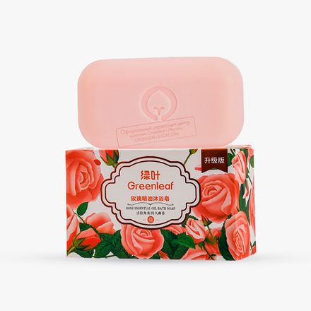 Мыло для ванны с эфирным маслом розы Greenleaf, 200 г (обновленная версия) (1 PV)