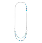 Колье-трансформер 4-in-1 Coeur de Lion Turquoise 4715/10-0600