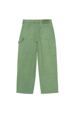 ZARA X BENITO ANTONIO БРЮКИ СВОБОДНОГО КРОЯ С КАРМАНОМ, ЗЕЛЕНЫЙ