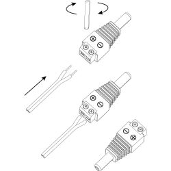 Разъем ЭРА R-DC01 DC питания штекер 2.1х5.5 с клеммной колодкой упаковка 50 шт | Разъёмы, переходники, ТВ делители