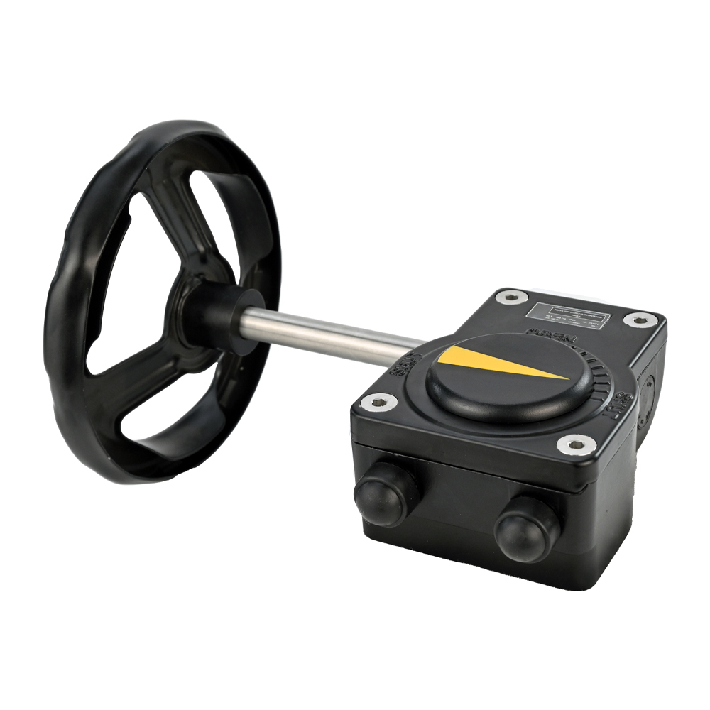 Quarter-turn gearbox Elephant HAM, body material - aluminium alloy