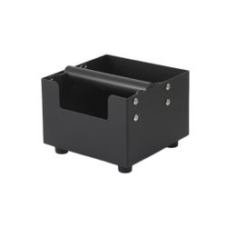 Нок-бокс для сброса кофейного жмыха 16*16*12 см черный нерж. P.L. Barbossa