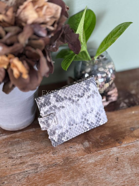 Бифолд кошелек из кожи питона WA-249