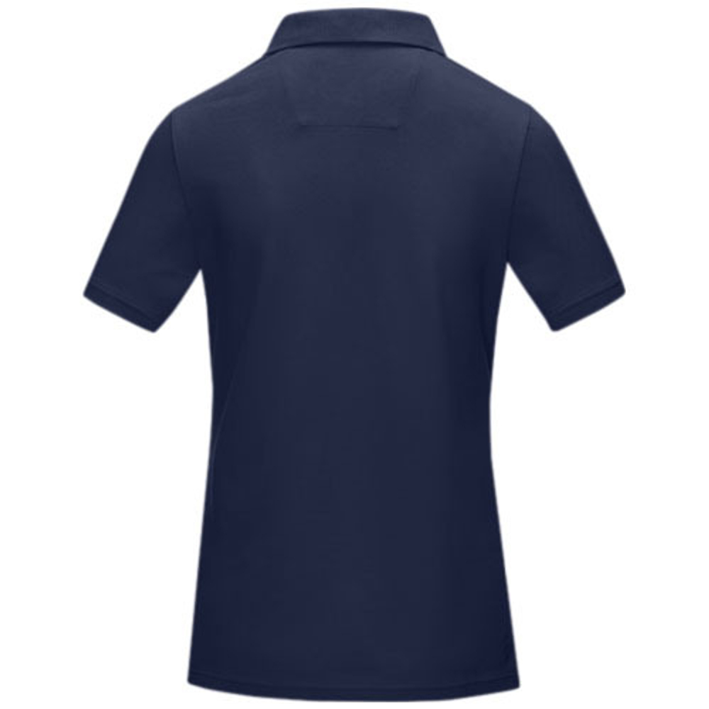 Женское поло Graphite с коротким рукавом, изготовленное из натуральных материалов, которые отвечают стандарту GOTS