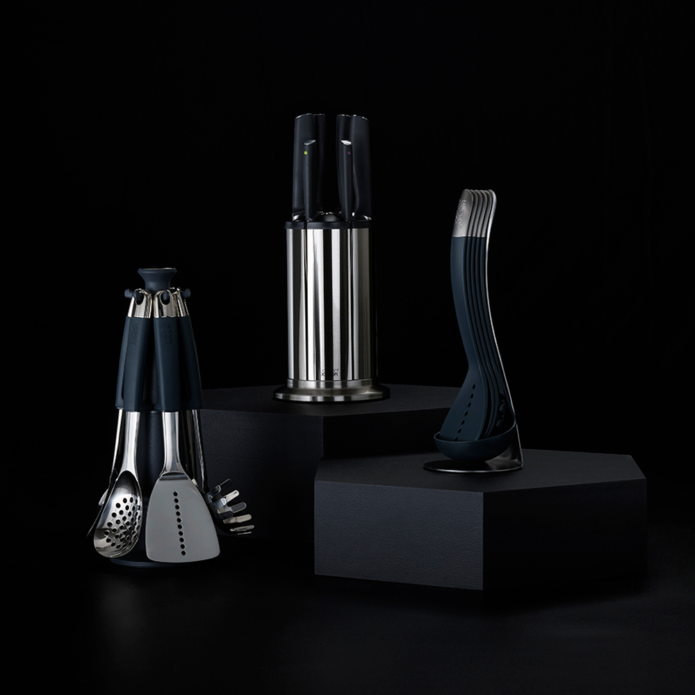 Набор кухонных инструментов на подставке elevate carousel 100, нержавеющая сталь, 6 пред.