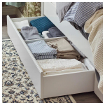 Ящик для каркаса кровати - IKEA SONGESAND/СОНГЕСАНД ИКЕА, 23х67х199 см, белый