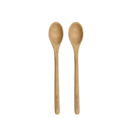 ASA Набор из 2 деревянных ложек 15см натуральный
