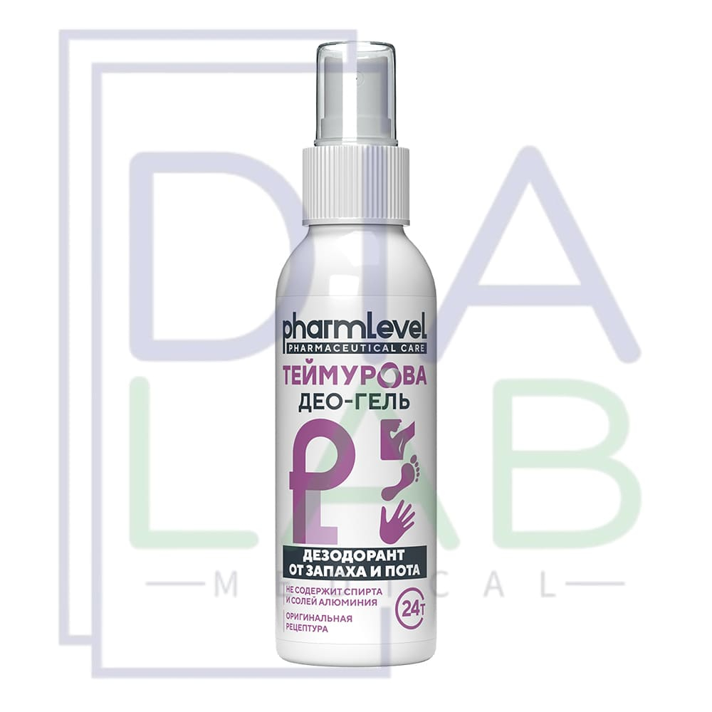 Део-гель ТЕЙМУРОВА от запаха и пота, для женщин и мужчин, 100 мл, 2 шт.