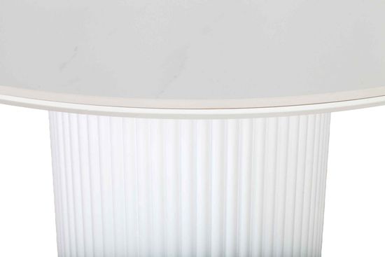 Стол DUBAI 100 Madrid gloss / white velvet