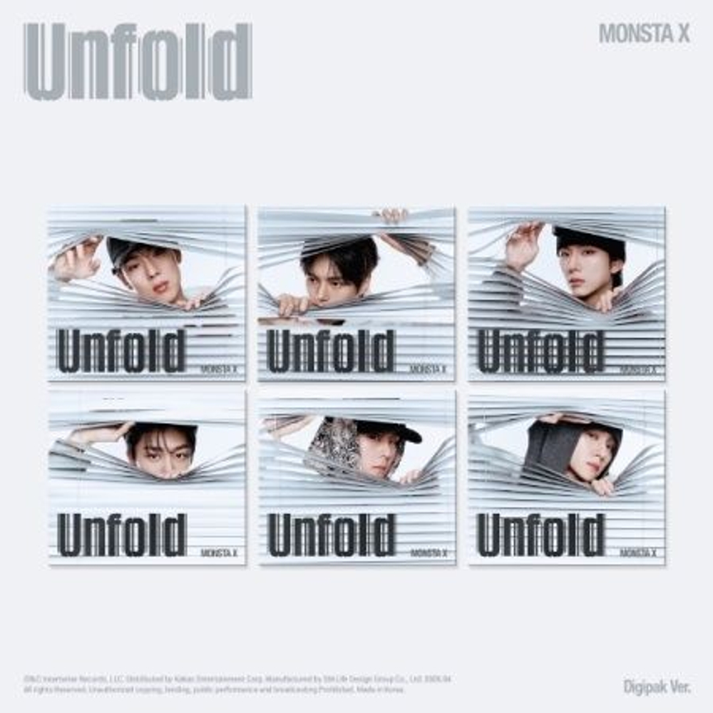 Альбом MONSTA X - Unfold American Studio Album DIGIPACK RANDOM Version