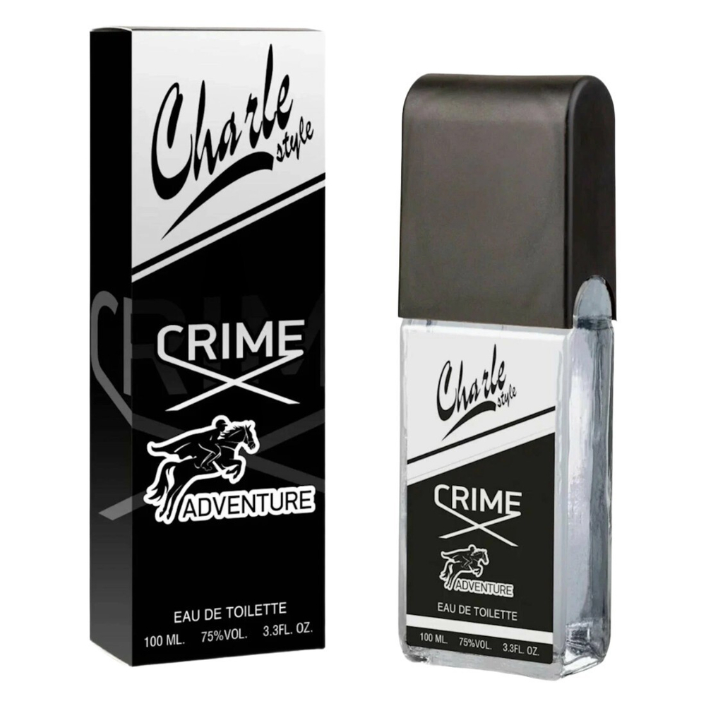 Мужская туалетная вода АБАР Charle Style Crime Adventure edT 100 мл — элегантный флакон, аналог премиальной парфюмерии.
