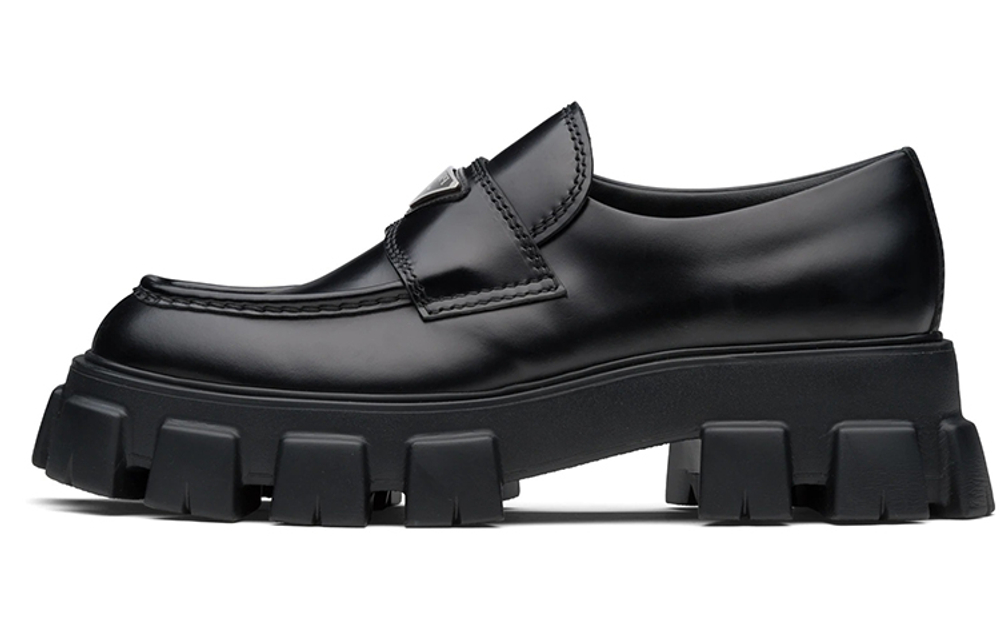 PRADA Monolith Loafer Black Men"s