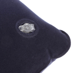 Подушка дорожная надувная тм BY SPORT, 38x25см, ПВХ, черная