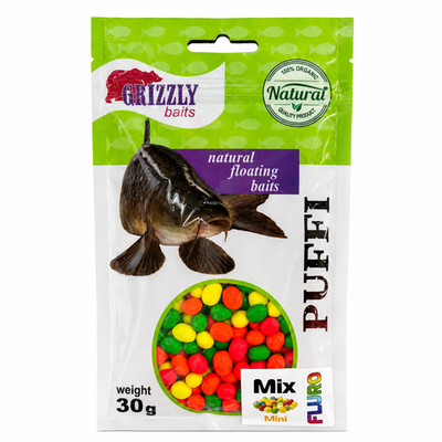 Насадка рыболовная PUFFI FLURO ПРЕМИУМ 30g MIX (МИКС) #13