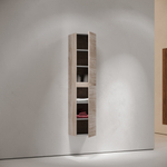 Шкаф-пенал подвесной Sancos Libra, дуб галифакс натуральный 350х300х1600 мм