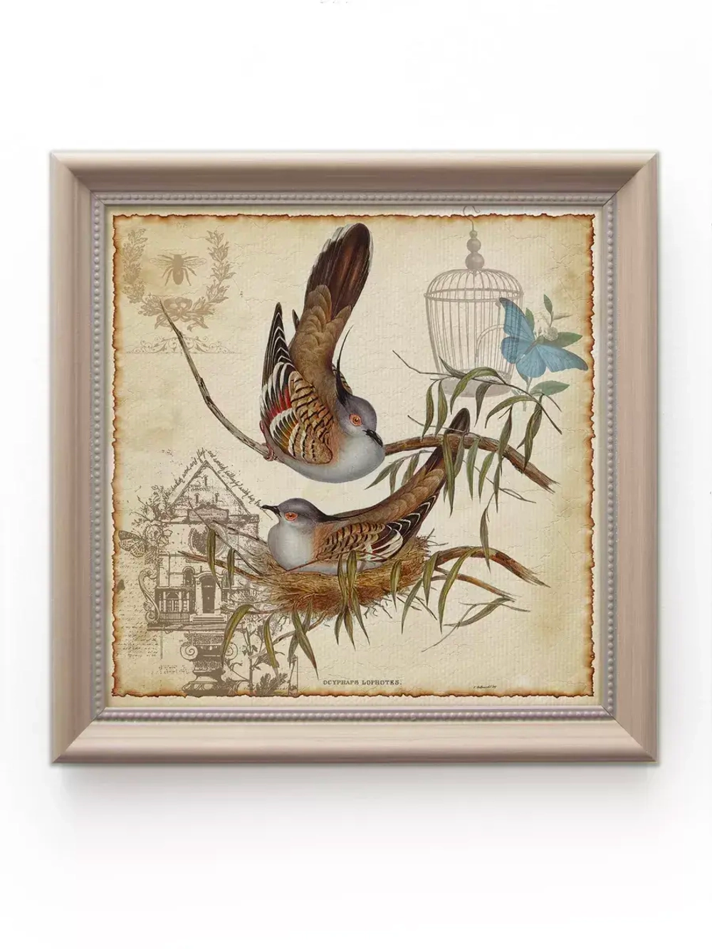 Картина на стену интерьерная на холсте 23х23см