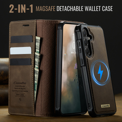 Чехол-кошелек CaseMe 2 in 1 MagSafe Samsung Galaxy S24 FE