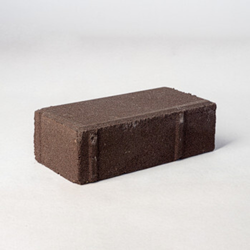 Брусчатка кирпичик коричневый 200x100x60 мм