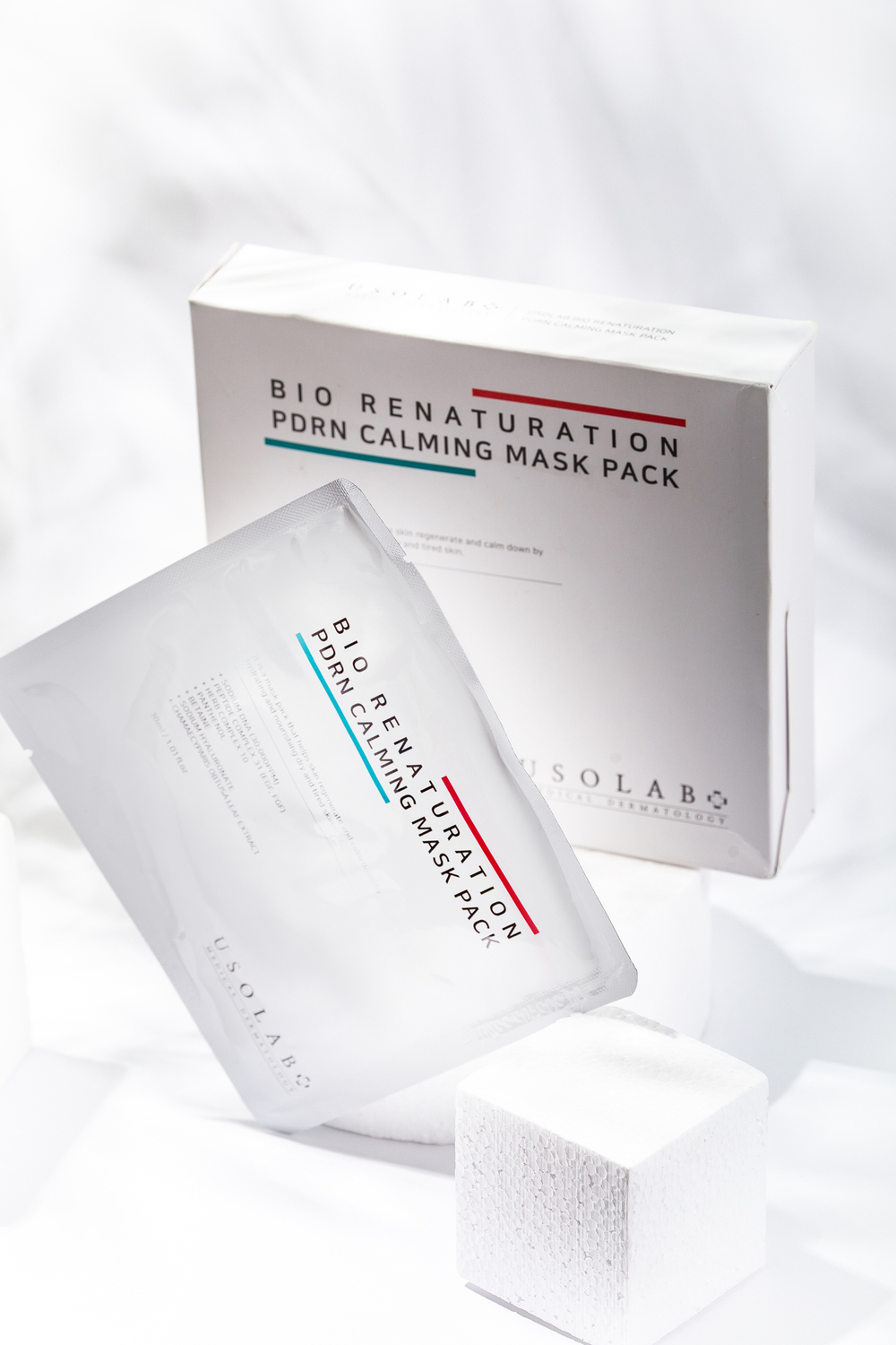 USOLAB PDRN Calming Mask Pack, 30 ml / Маска на основе ПДРН и полипептидного комплекса