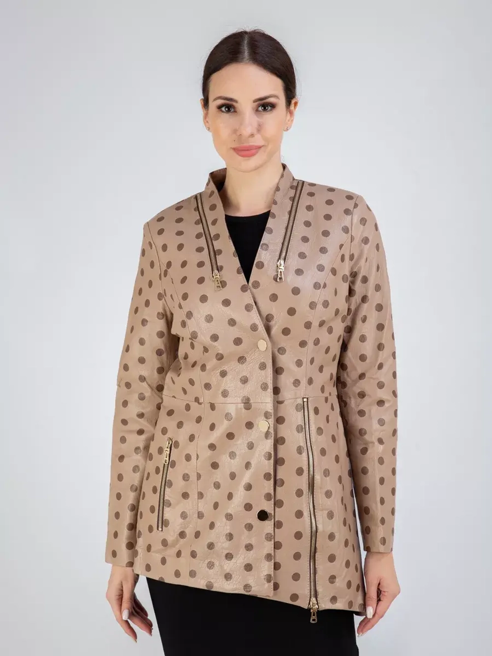 Кожаная куртка демисезонная