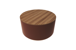 Столик Sun L, D 66 см высота 35 см (орех, кирпичный)