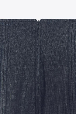 ZARA ДЖИНСЫ WIDE LEG С ОЧЕНЬ ВЫСОКОЙ ПОСАДКОЙ — ZW COLLECTION, СИНИЙ