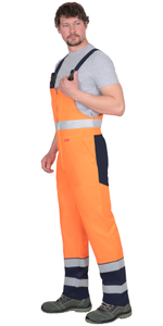 Полукомбинезон СИРИУС-ТЕРМИНАЛ-3-РОСС оранжевый с темно-синим