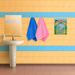 Табличка Наши полотенца с карманом А4 Гнёздышко 1251