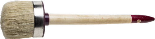 Кисть круглая ЗУБР ″УНИВЕРСАЛ - МАСТЕР″, светлая щетина, деревянная ручка, №12, 45мм
