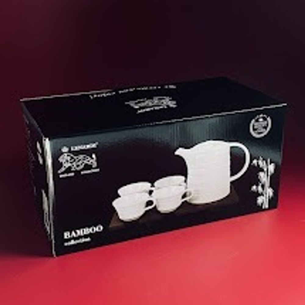 Lenardi 235-080 Чайный набор 10пр. 180мл TROPICAL в под.уп.(х4)Фарфор