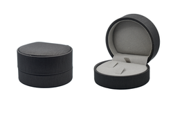 Футляр под кольцо/кольца (графитовый, к/з)
