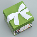 Коробка складная «Зверята», 10 × 10 × 10 см