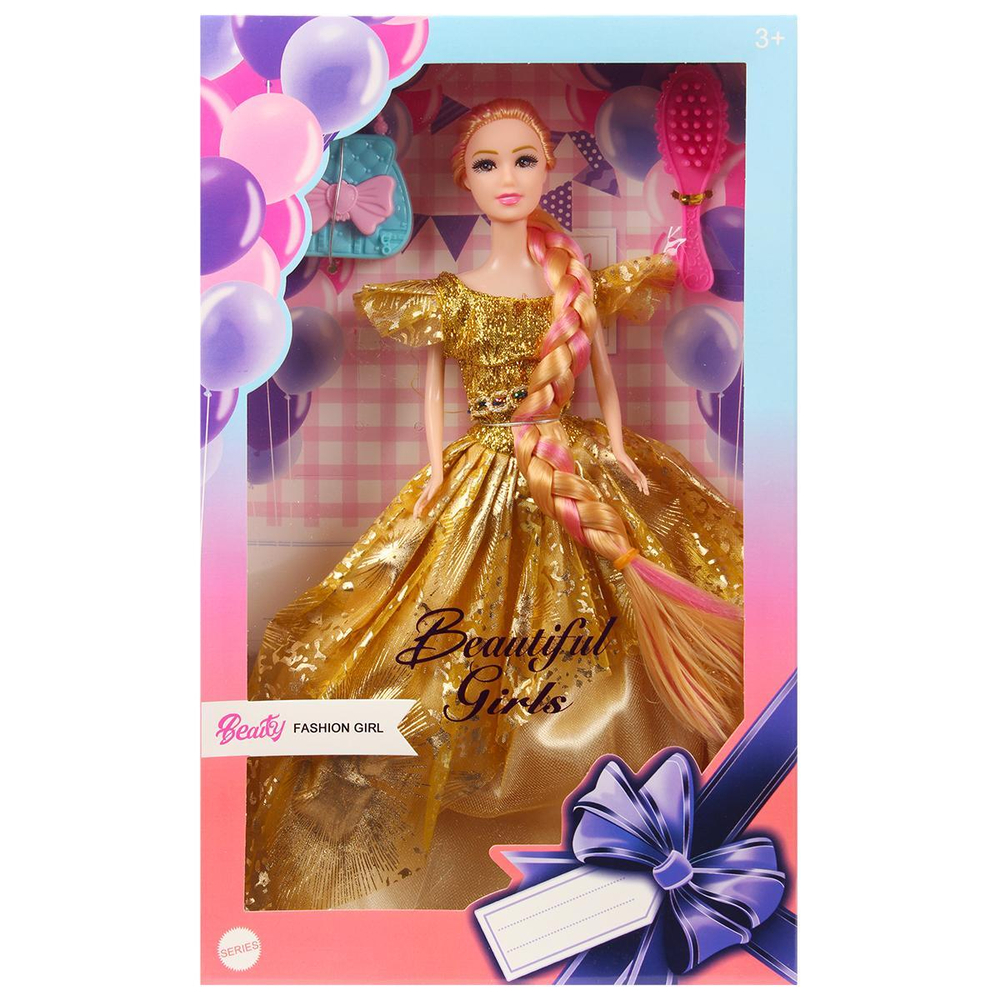 Кукла тип Модель 28см. "Красотка" с аксесс. в ассорт. коробка A22149