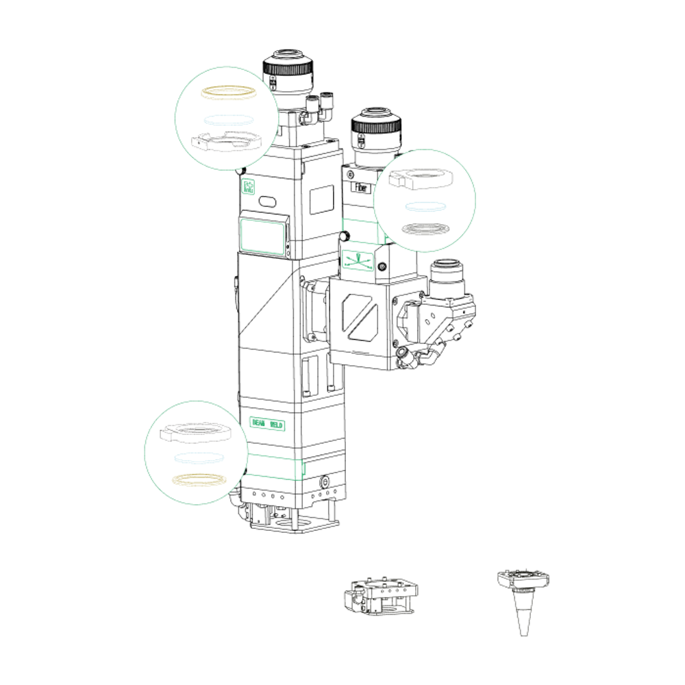 Гибридная головка для лазерной сварки BW290-6D 6 кВт