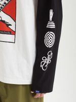 Мужской Лонгслив Raglan Tshirt - Jimmy - Black