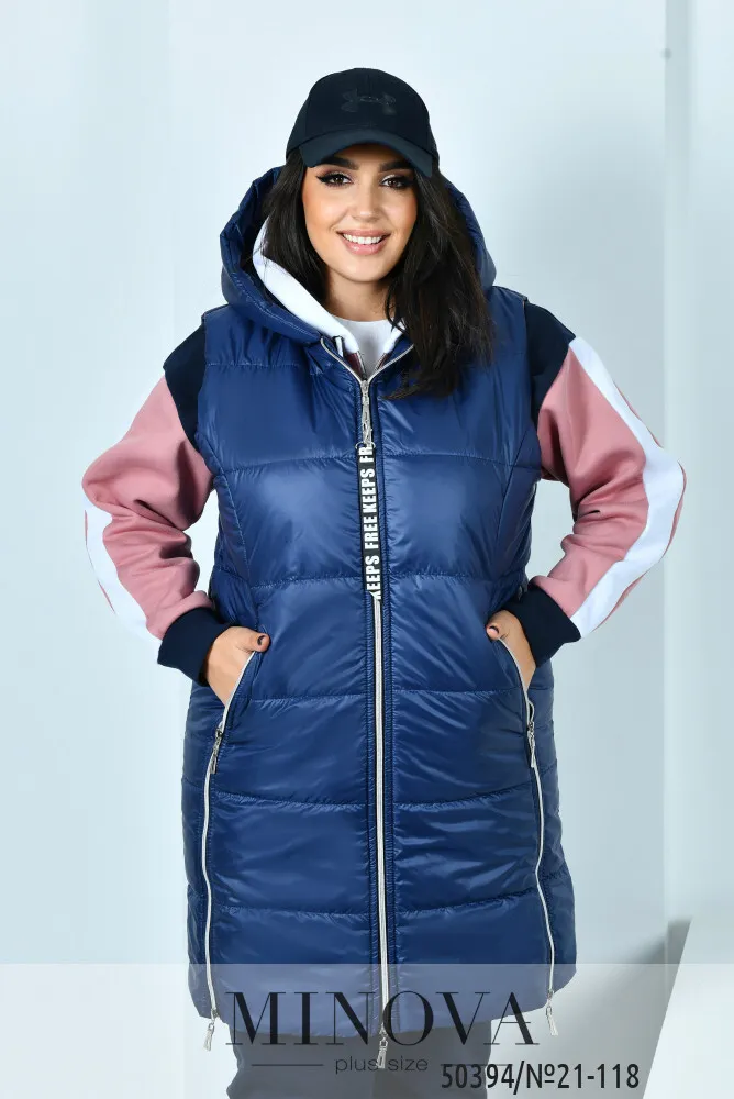 Костюм 21-118-фреза-синий Minova