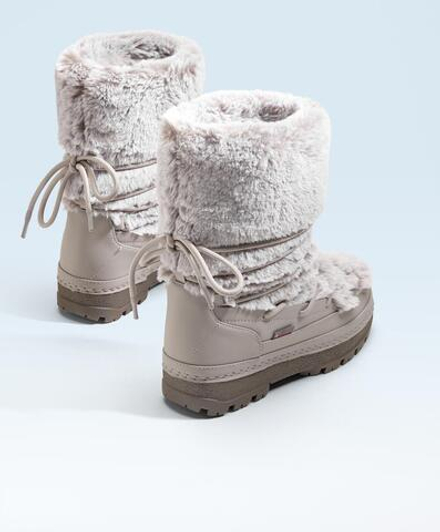 OYSHO Сапоги с искусственным мехом APRÈS SKI Primaloft®, норка