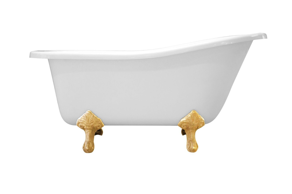 Ванна из литьевого мрамора Эстет Царская 170х73 белая, ФР-00000685