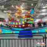 Летающая машинка аттракцион детская «Карамель» 16 мест, 8×3×4 м