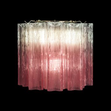Бра 3*Е14 10580W Clear pink розовый градиент Murano LOFT IT