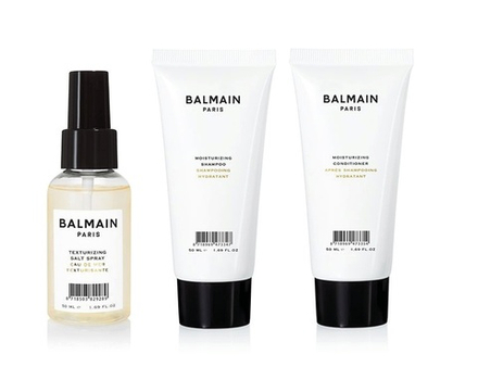 Balmain Hair Couture Сумочка для косметики (шампунь увлажняющий 50 мл, кондиционер увлажняющий 50 мл, солевой спрей 50 мл)