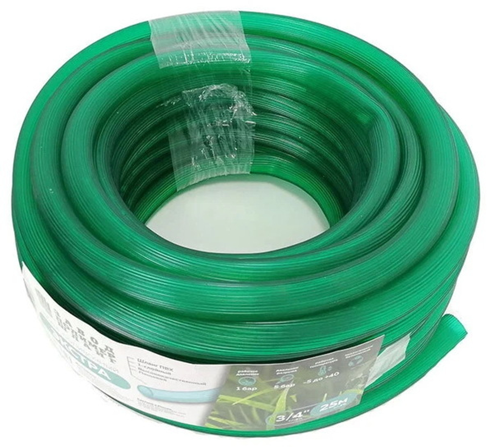 Шланг ПВХ Экстра 3/4 (19мм), морозостойкий ребристый 25м