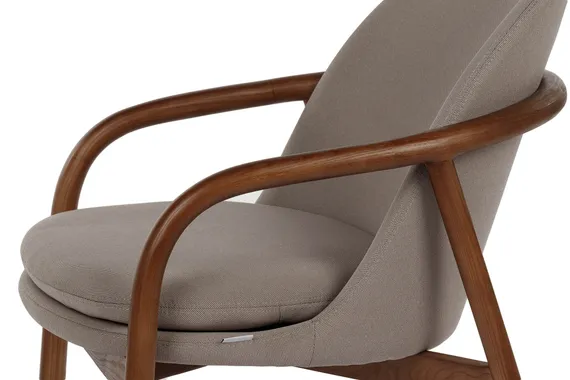 Кресло Aleman серое