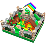 Коммерческий надувной батут "Терем" 9*6*4 м