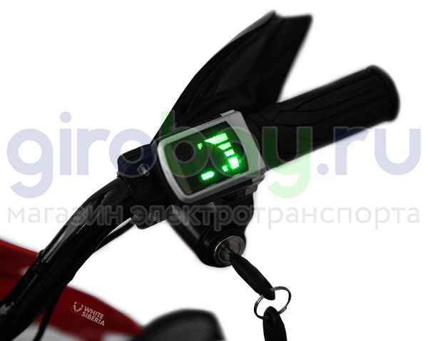 Детский электроснегокат White Siberia BELEK 800W - Красный