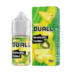 Безникотиновая жидкость для ЭСДН DUALL ZERO с ароматом ананаса и киви, 28мл, 0мг/см3 (M)
