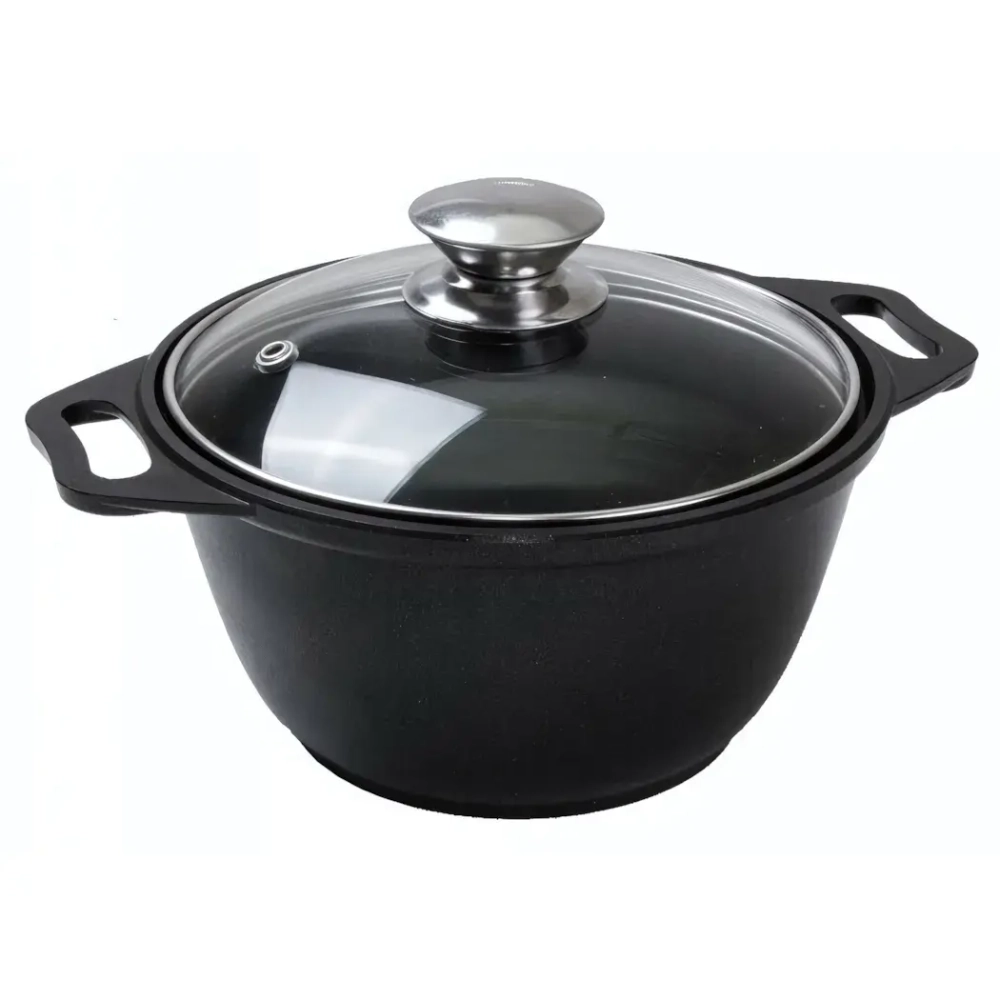 Кастрюля 1л «Традиция» литой алюминий КМ-к01а