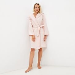 Селеста (розовый) S Халат вафельный с капюшоном
