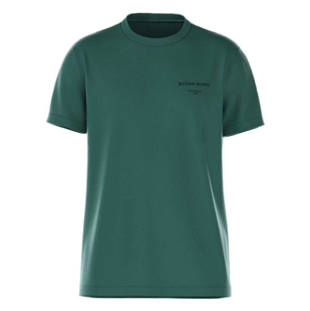 Мужская теннисная футболка Björn Borg Essential 1 - posy green