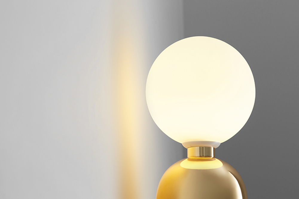 Wall design lamp Aballs by Parachilna (Black)